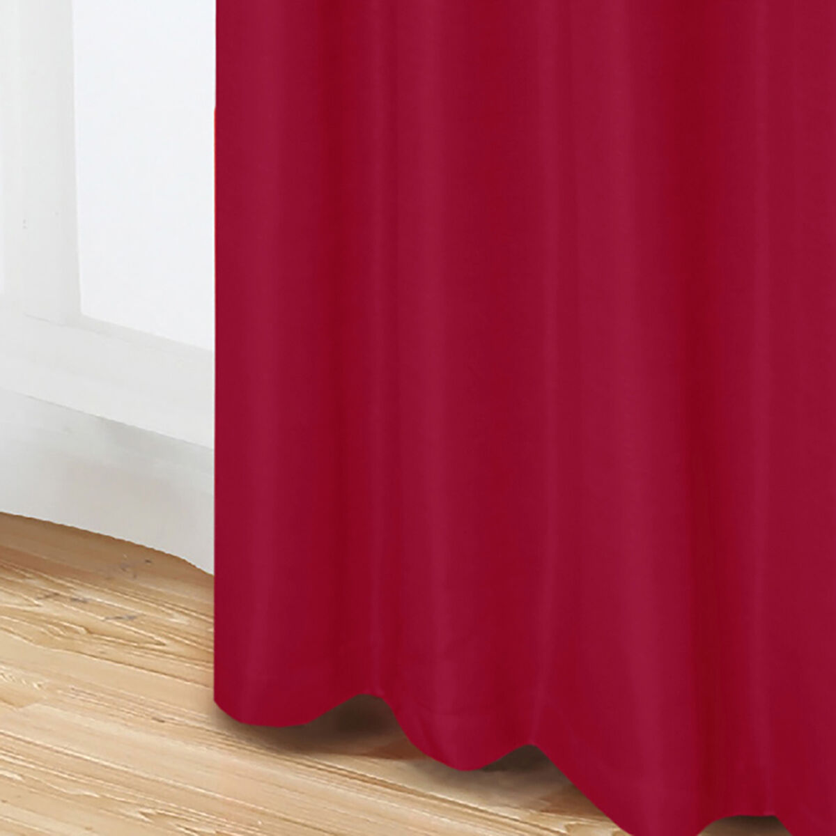 Combo Cortinas Doral Tabatha 220 x 140 cm Rojo