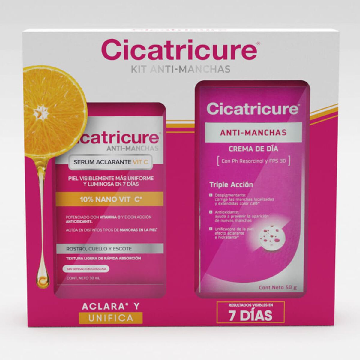 Pack  1 Crema Antimanchas 50 gr + 1 Serum Antimanchas Cicatricure
