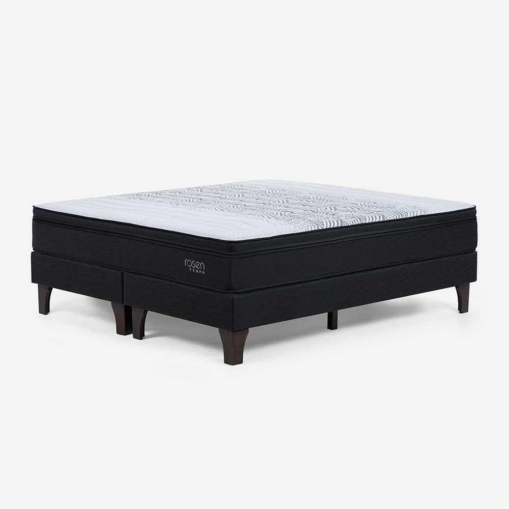 Box Spring Rosen Base Dividida 2 Plazas Tempo