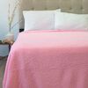 Frazada Poliéster Doral King Deluxe Rosado