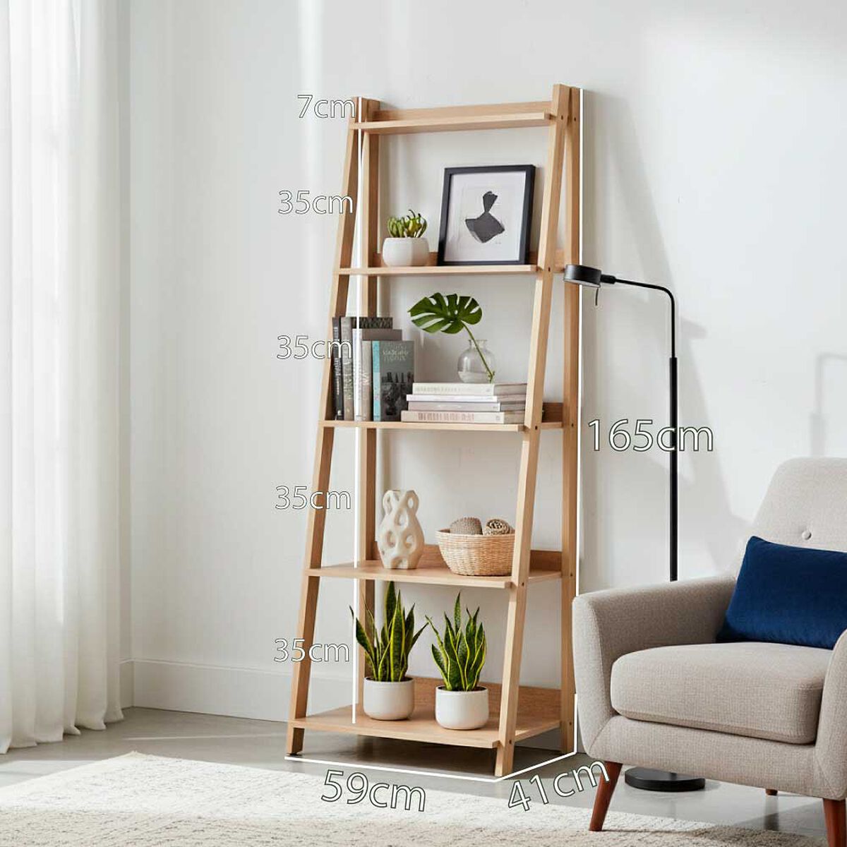 Repisa Home Mobili Helsinki 5 Niveles