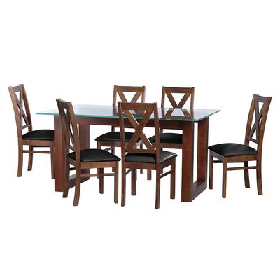 Imagen 1 del producto Juego de Comedor Latam Home Pamplona Cadiz 6 Sillas Lino Blanco