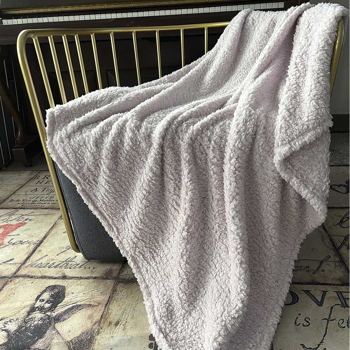 Manta Sherpa Illusions Lavanda 125 x 150 cm