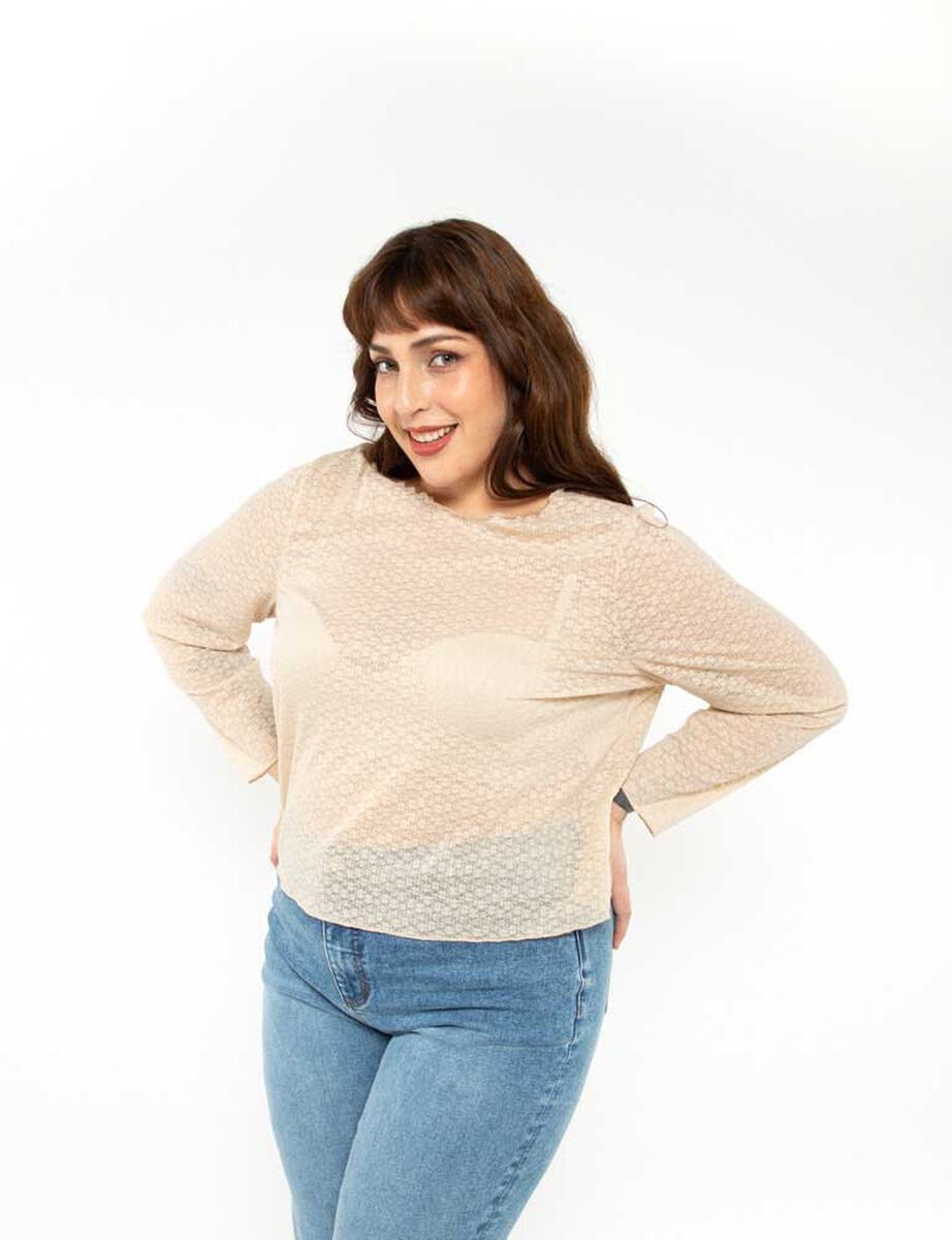 Polera Manga Larga Mujer Extralindas