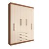 Clóset Altavision Master 8 Puertas 6 Cajones Jatoba Areia