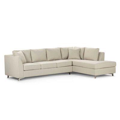 Sofá Seccional Derecho Rosen Carter 3-1 Cuerpos Beige