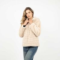 Chaqueta Mujer Zibel Crudo, Negro, Oliva