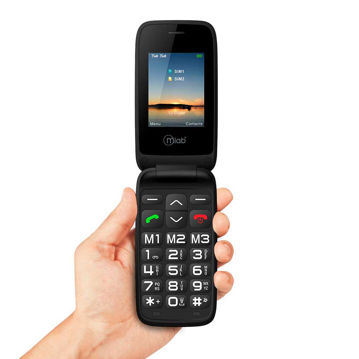 Telefono Senior MLAB 9204 2,8" Negro Liberado