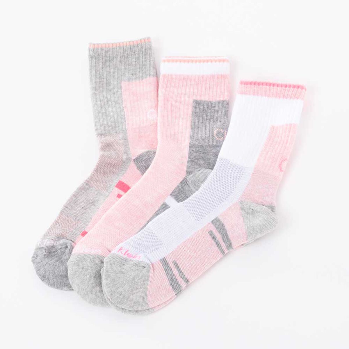 Pack 3 Calcetas de Algodón Rosado Mujer Calvin Klein
