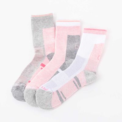 Imagen 2 del producto Pack 3 Calcetas de Algodón Rosado Mujer Calvin Klein