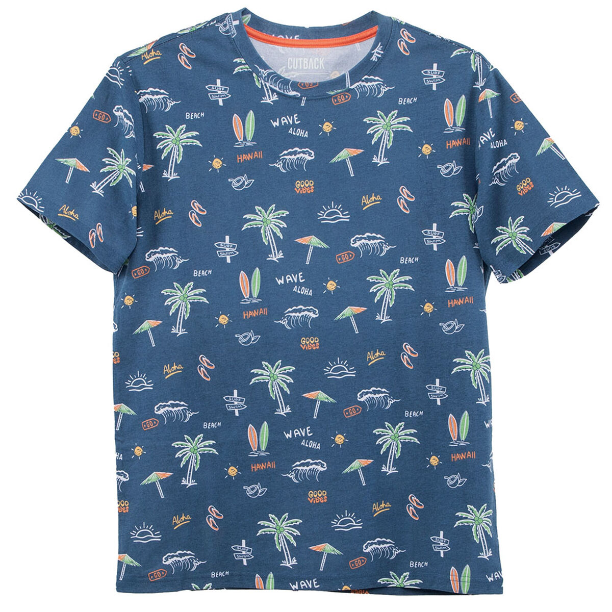 Polera Estampada Manga Corta Niño Cutback