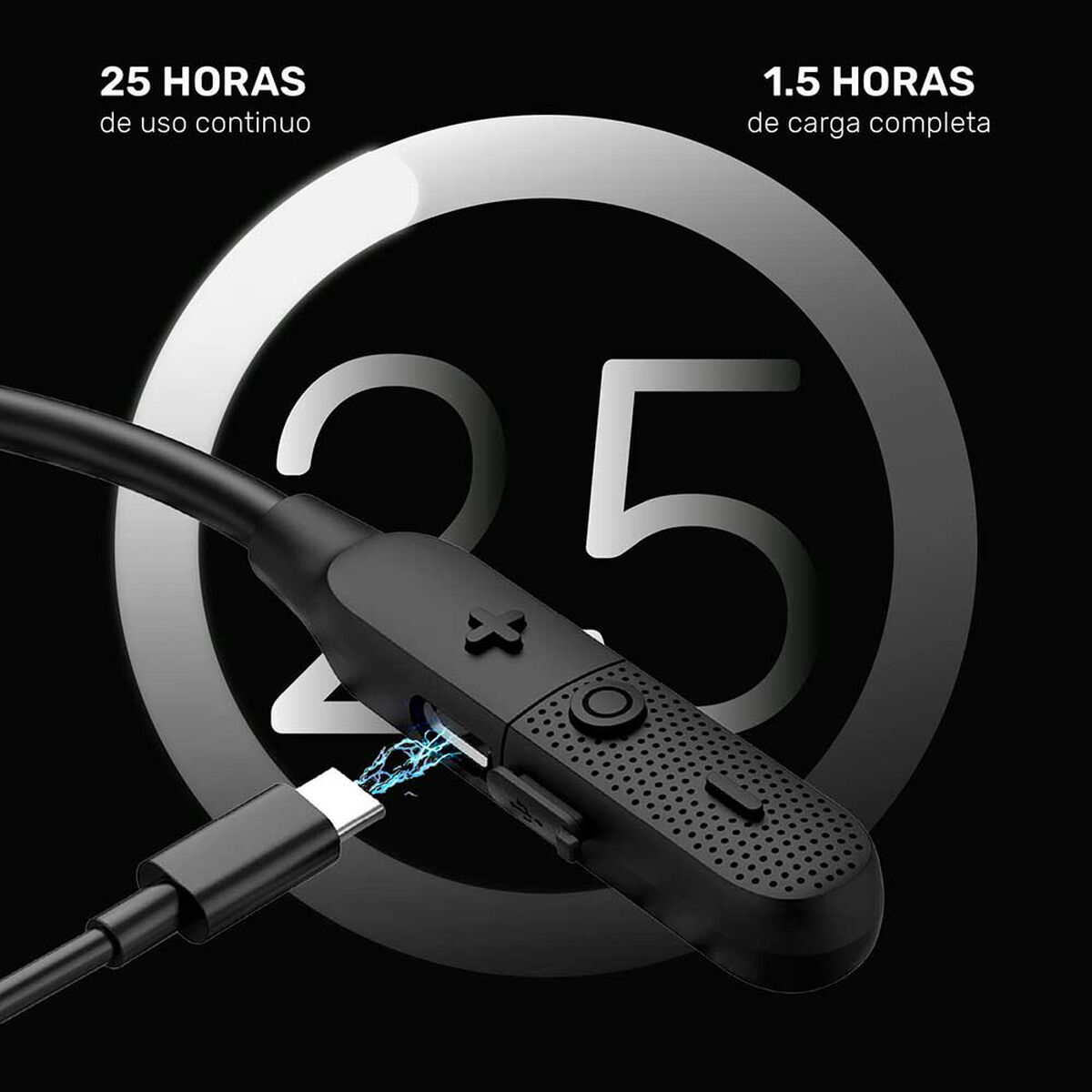 Aud&iacute;fonos In Ear Bluetooth Lhotse Tuneair Negro