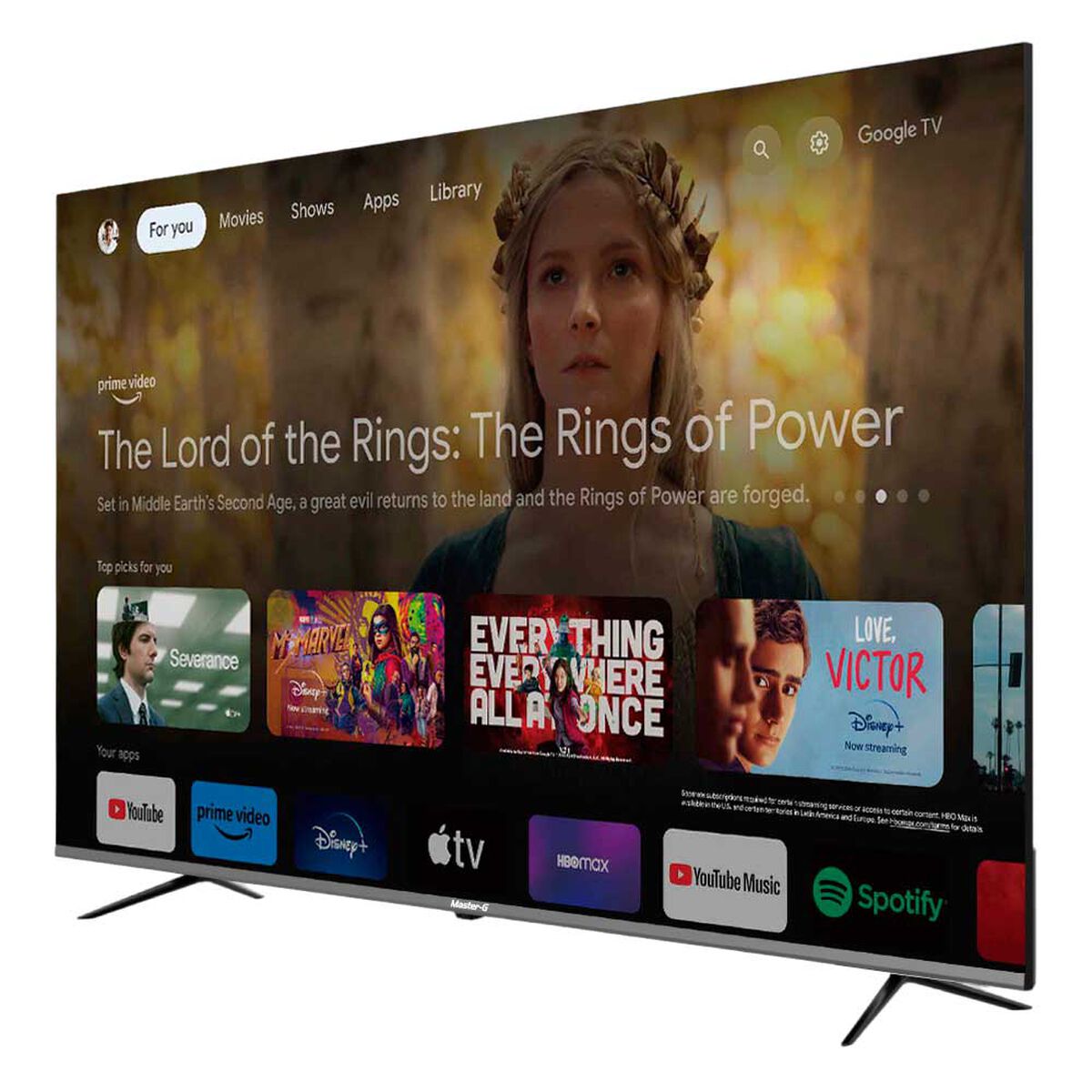 LED Smart TV 65" 4K MGG65UFK Master-G