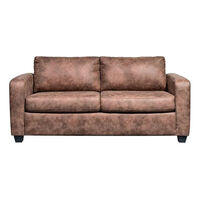 Sofá Cama Tela Rosen Enzo 3 Cuerpos Moca