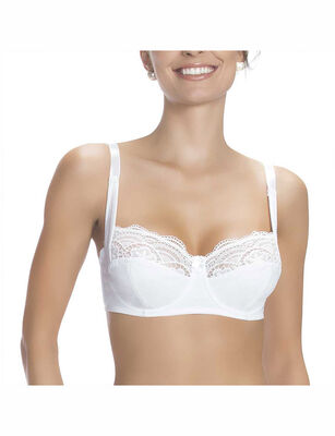 Imagen 2 del producto Pack 3 Sostén Copa B con Aro Encaje Elasticado MULTICOLOR