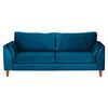 Sof&aacute; Latam Home Milan 3 Cuerpos Azul Petroleo