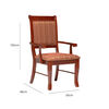 Pack 2 Sitiales de Comedor Daniels Ternara Caf&eacute;