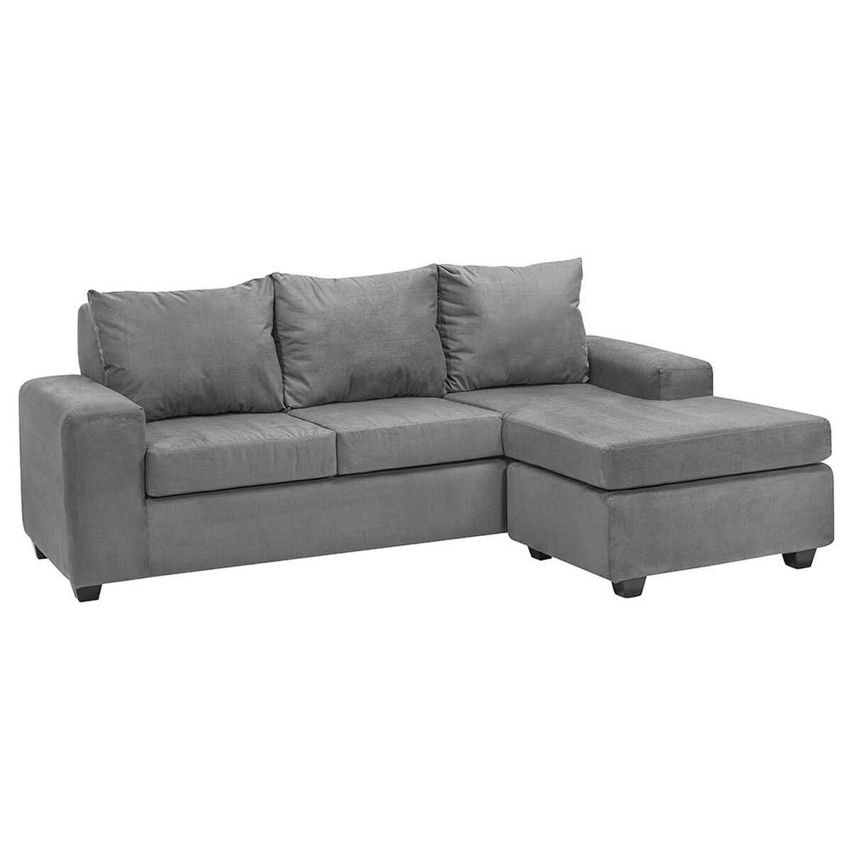 Sofá Seccional Innovamuebles Kahlo 4 Cuerpos Gris