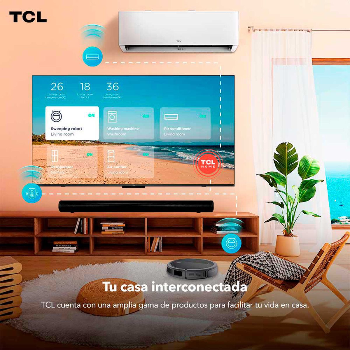 LED 65" TCL P755 Smart TV 4K UHD