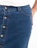 Falda Midi Denim Mujer Portman Club