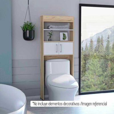 Imagen 1 del producto Mueble Optimizador TuHome Bath Bi Color Duna Blanco 2 Puertas
