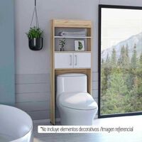 Mueble Optimizador TuHome Bath Bi Color Duna Blanco 2 Puertas