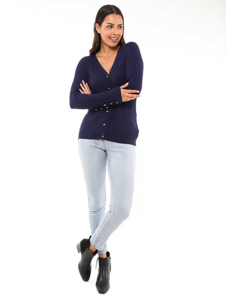 Sweater Botones Mujer Zibel