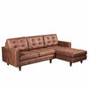 Sofá Cuero Latam Home Nápoles Chaise Longue 2 Cuerpos Derecho