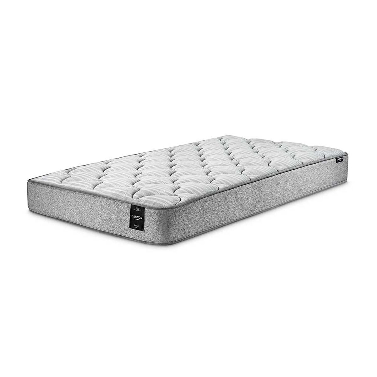 Cama Europea Latam Home 1,5 Plazas Cannon Gris