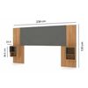 Respaldo Jdo & Design 1,5 a 2 Plazas Tokio Grafito