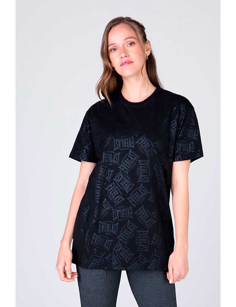 Polera Manga Corta Casual Sport Mujer Everlast