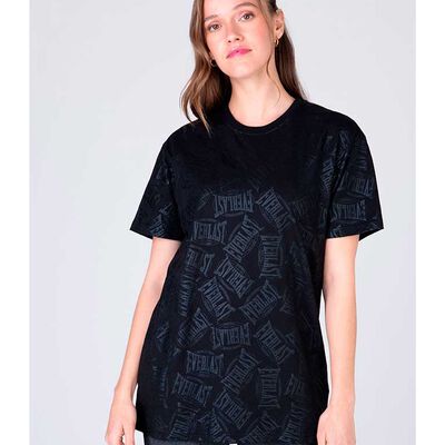 Polera Manga Corta Casual Sport Mujer Everlast