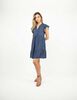 Vestido Corto Manga Corta Mujer Zibel