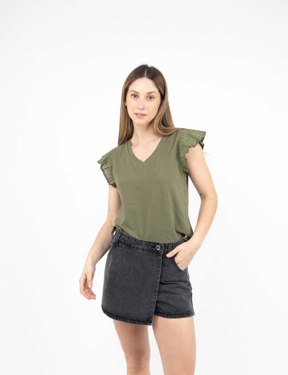 Polera Manga Corta Mujer Zibel