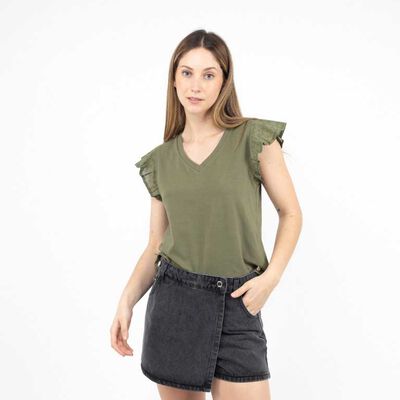 Polera Manga Corta Mujer Zibel