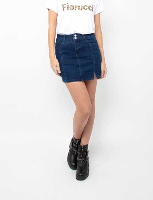 Imagen 1 del producto Falda Mini Mujer Fioucci Indigo