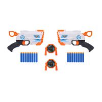 Set 2 Lanzador, 16 Dardos Foam y 2 Targets