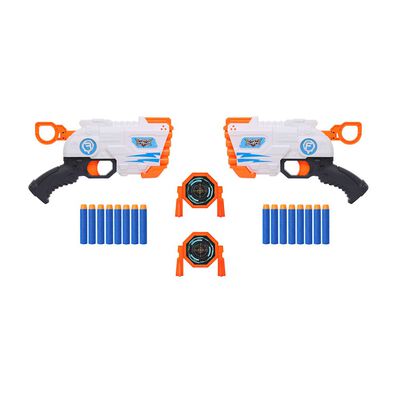 Imagen 1 del producto Set 2 Lanzador, 16 Dardos Foam y 2 Targets