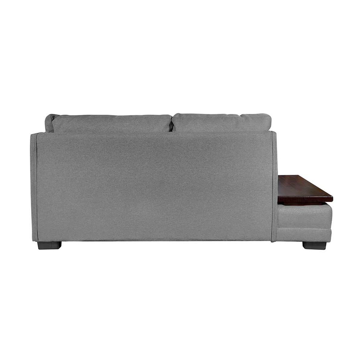 Sofá Seccional Living Factory Michigan 6 Cuerpos Gris