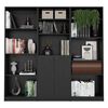Estante 4 Repisas + Estante 2 Puertas + Estante 5 Repisas TuHome Home Wengue