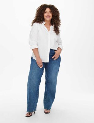 Imagen 2 del producto Jeans Wide Leg Mujer Only Carmakoma Celeste