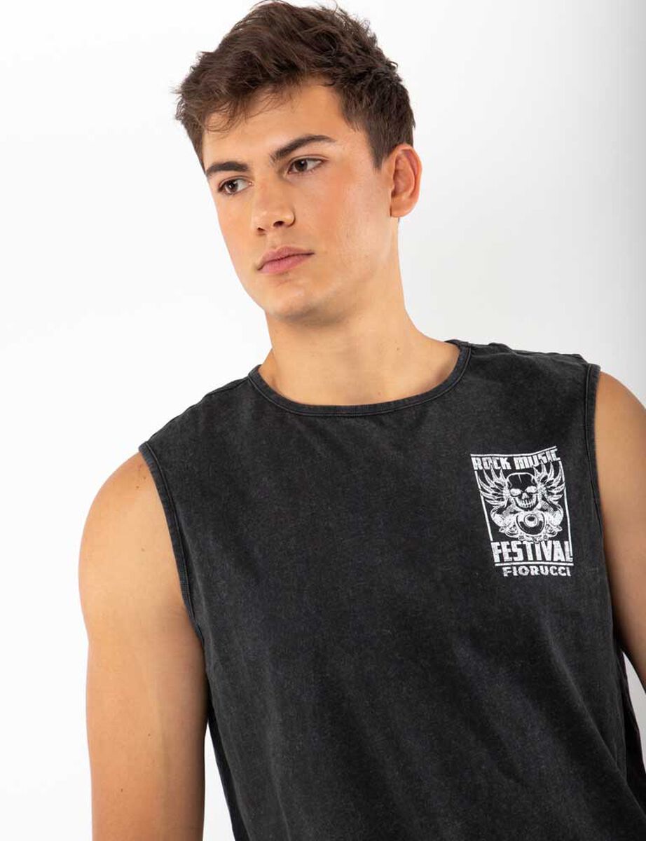 Polera Musculosa Hombre Fiorucci