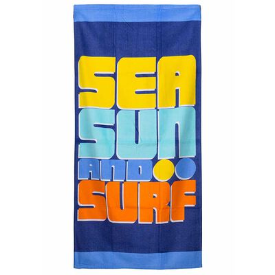 Toalla de Playa Velour Casanova Sea 75 x 150 cm.