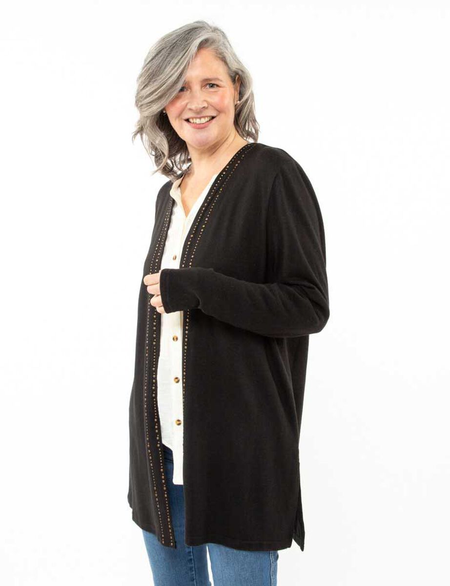 C&aacute;rdigan Apliques Mujer Portman Club