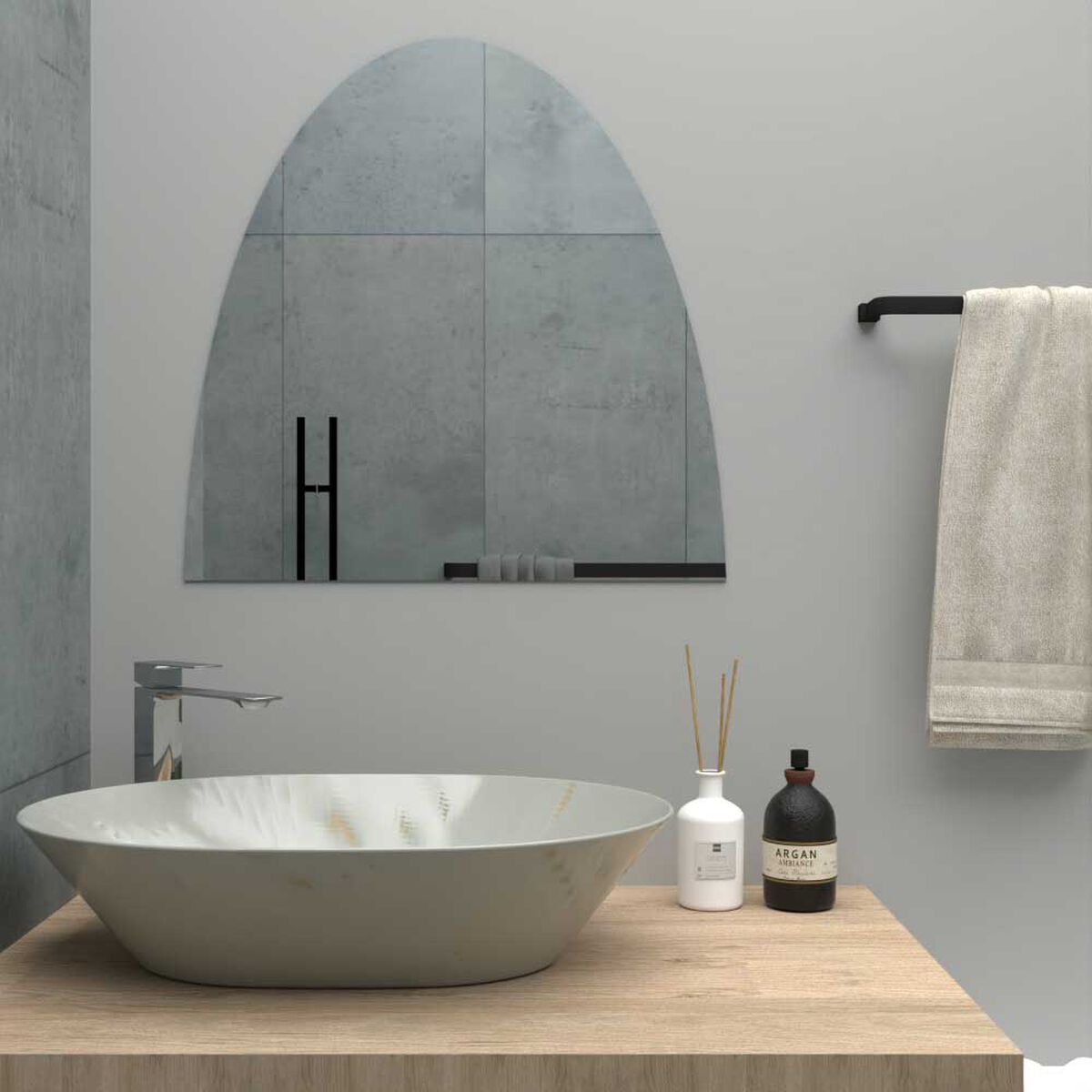 Espejo de Vidrio TuHome Sorano 60 x 60 cm