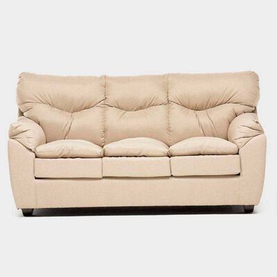 Imagen 2 del producto Juego de Living Almore Belén Sofá 3 Cuerpos + Dos Sillones 1 Cuerpo Beige