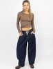 Polera Crop Manga Larga Mujer Icono