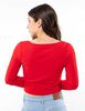 Polera Crop Manga Larga Mujer Icono