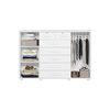 C&oacute;moda Vekkahome Fontana 7 Cajones + 2 Puertas Blanco