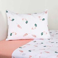 Juego de Sábanas American Family 144 Hilos 1,5 Plazas Ninfa Rosa